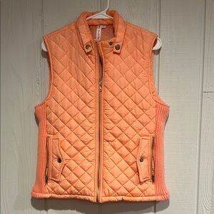 Vanilla Bay Quilted Peach Vest